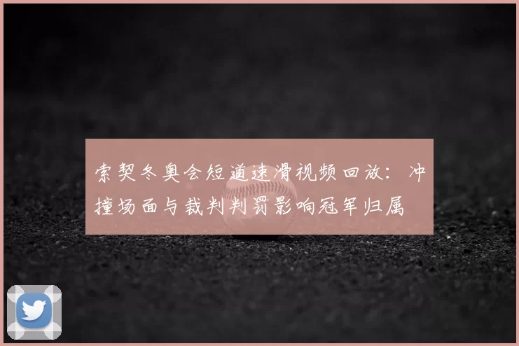 索契冬奥会短道速滑视频回放：冲撞场面与裁判判罚影响冠军归属